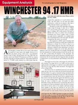 Winchester 94 .17 HMR  - page 108 Issue 42 (click the pic for an enlarged view)