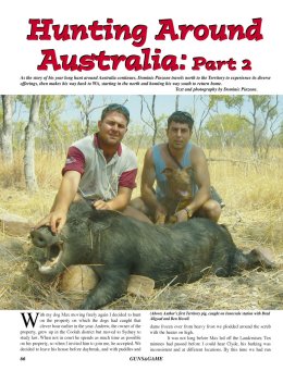 Hunting Around Australia: Part 2 - page 66 Issue 42 (click the pic for an enlarged view)