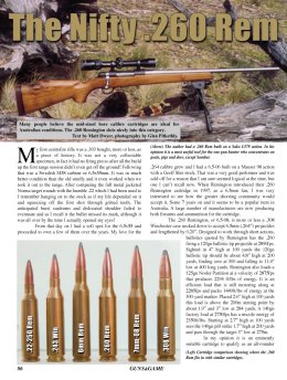 The Nifty .260 Rem - page 86 Issue 42 (click the pic for an enlarged view)