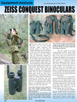 Zeiss Conquest Binoculars - page 102 Issue 46 (click the pic for an enlarged view)