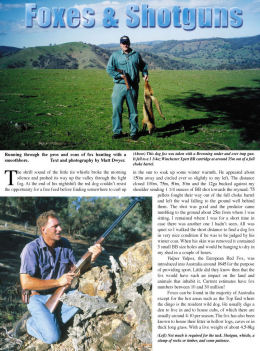 Shotguns & Foxes - page 20 Issue 46 (click the pic for an enlarged view)
