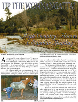 Up the Wonnangatta - page 50 Issue 46 (click the pic for an enlarged view)