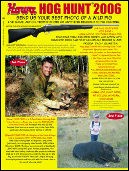 Howa Hog Hunt 2006 - page 111 Issue 50 (click the pic for an enlarged view)