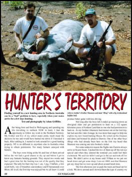 Hunters Territory - page 88 Issue 50 (click the pic for an enlarged view)