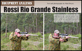 Rossi Rio Grande Stainless - .30-30 Win - page 118 Issue 70 (click the pic for an enlarged view)