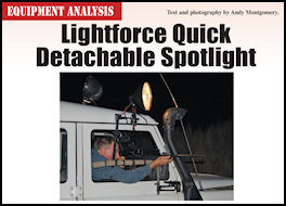 Lightforce Quick Detachable Spotlight - page 144 Issue 70 (click the pic for an enlarged view)
