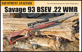 Savage 93 BSEV - .22WMR - page 94 Issue 70 (click the pic for an enlarged view)