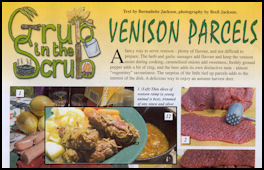 Grub in the Scrub - Venison Parcels - page 46 Issue 74 (click the pic for an enlarged view)
