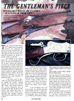 Classic Single Shot Rifles - page 50 Issue 33 (click the pic for an enlarged view)