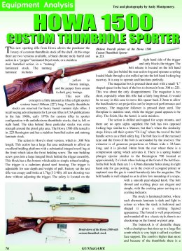 Howa 1500 Custom Thumbhole Stock - page 76 Issue 33 (click the pic for an enlarged view)