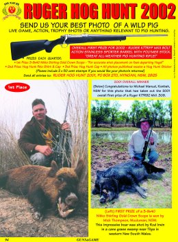 Ruger Hog Hunt 2002 - page 94 Issue 33 (click the pic for an enlarged view)
