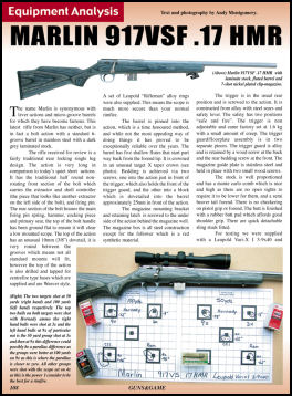 Marlin 917 VSF .17HMR - page 108 Issue 49 (click the pic for an enlarged view)