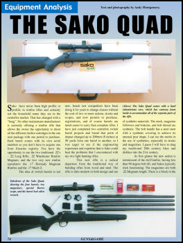The Sako Quad - page 74 Issue 49 (click the pic for an enlarged view)