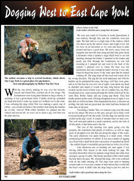 Dogging West to East Cape York - page 94 Issue 49 (click the pic for an enlarged view)