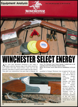 Winchester Select Energy Shotgun - page 98 Issue 49 (click the pic for an enlarged view)
