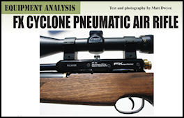 FX Cyclone Pneumatic Air Rifle - page 114 Issue 61 (click the pic for an enlarged view)