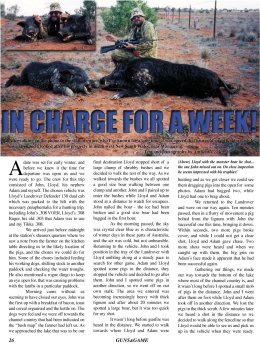 In Charge For A Week - page 26 Issue 35 (click the pic for an enlarged view)