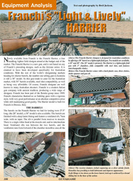 Franchi Harrier 12ga - page 100 Issue 47 (click the pic for an enlarged view)
