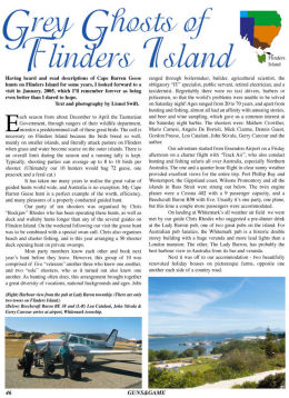 Grey Ghosts of Flinders Island - page 46 Issue 47 (click the pic for an enlarged view)