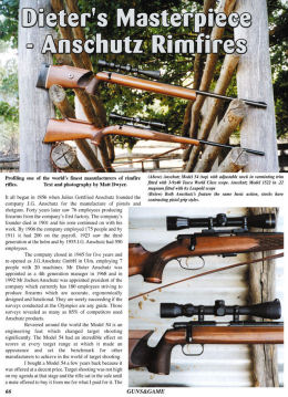 TDieter's Masterpiece - Anschutz Rimfires - page 66 Issue 47 (click the pic for an enlarged view)