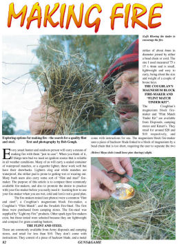 Making Fire - page 82 Issue 47 (click the pic for an enlarged view)