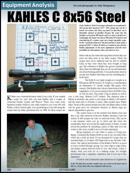 Kahles C 8x56 S - page 104 51 (click the pic for an enlarged view)