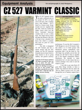 PCZ 527 Varmint Classic - page 106 Issue 51 (click the pic for an enlarged view)