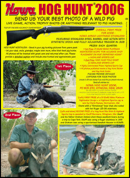 Howa Hog Hunt 2006 - page 110 Issue 51 (click the pic for an enlarged view)