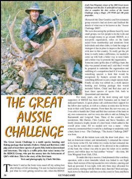 The Great Aussie Challenge - page 30 Issue 51 (click the pic for an enlarged view)