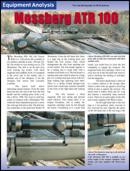 Mossberg ATR 100 Bolt Action Rifle .270W - page 48 Issue 51 (click the pic for an enlarged view)