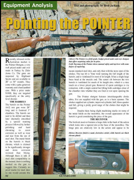 Pointer Under and Over Shotgun - page 84 Issue 51 (click the pic for an enlarged view)