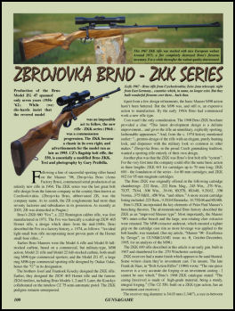 Zbrojvka Brno – ZKK Series  - page 100 Issue 55 (click the pic for an enlarged view)