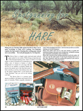 Shotgunning for Hare - page 36 Issue 55 (click the pic for an enlarged view)