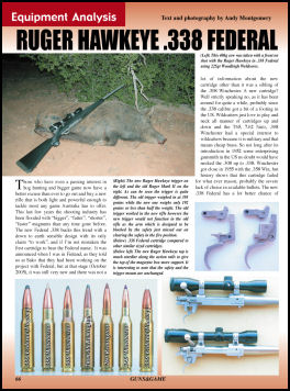 Ruger Hawkeye .338 Federal - page 66 Issue 55 (click the pic for an enlarged view)