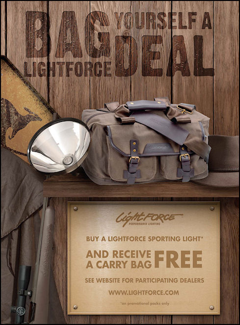 Lightforce - 'BAG yourself a Lightforce DEAL' - page 19 Issue 71 (click the pic for an enlarged view)