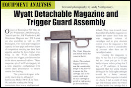 Wyatt Detachable Magazine & Trigger Guard - page 132 Issue 71 (click the pic for an enlarged view)