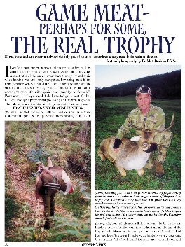 Game Meat - The Real Trophy - page 32 Issue 44 (click the pic for an enlarged view)