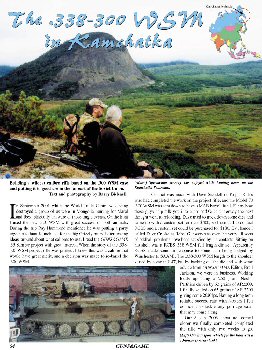 The .338-300 WSM in Kamchatka - page 54 Issue 44 (click the pic for an enlarged view)