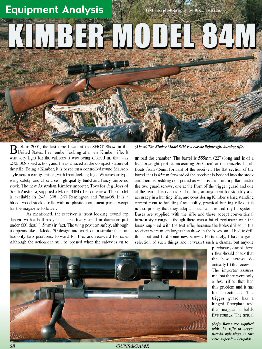 Kimber Model 84M - page 58 Issue 44 (click the pic for an enlarged view)