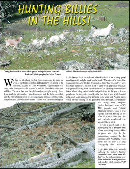 Hunting Billies in the Hills - page 46 Issue 48 (click the pic for an enlarged view)
