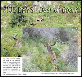 Five Days  Deer or Boar - page 44 Issue 52 (click the pic for an enlarged view)