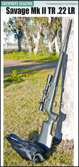 Savage MkII TR - .22LR - page 104 Issue 68 (click the pic for an enlarged view)