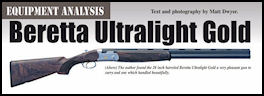 Beretta Ultralight Gold - 12ga - page 118 Issue 68 (click the pic for an enlarged view)