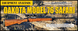 Dakota  Model 76 Safari - .375 H&H - page 64 Issue 72 (click the pic for an enlarged view)