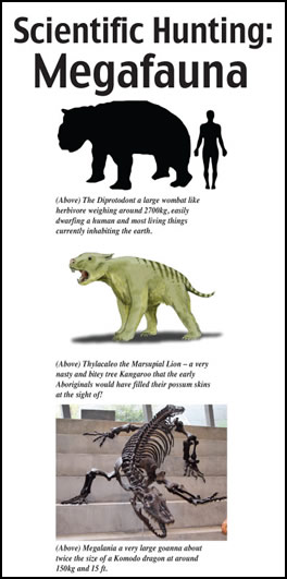 Scientific Hunting: Megafauna (page 106) Issue 80 (click the pic for an enlarged view)