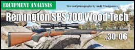Remington 700 SPS Wood Tech .30-06  (page 98) Issue 84 (click the pic for an enlarged view)
