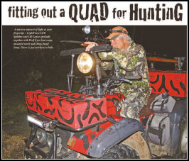 Fitting out a quad for hunting (page 58) Issue 92 (click the pic for an enlarged view)
