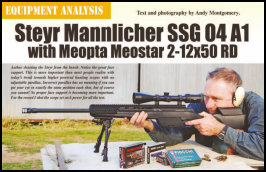 Steyr Mannlicher SSG 04 A1 - .308 Win by Andy Montgomery (page 98) Issue 92 (click the pic for an enlarged view)